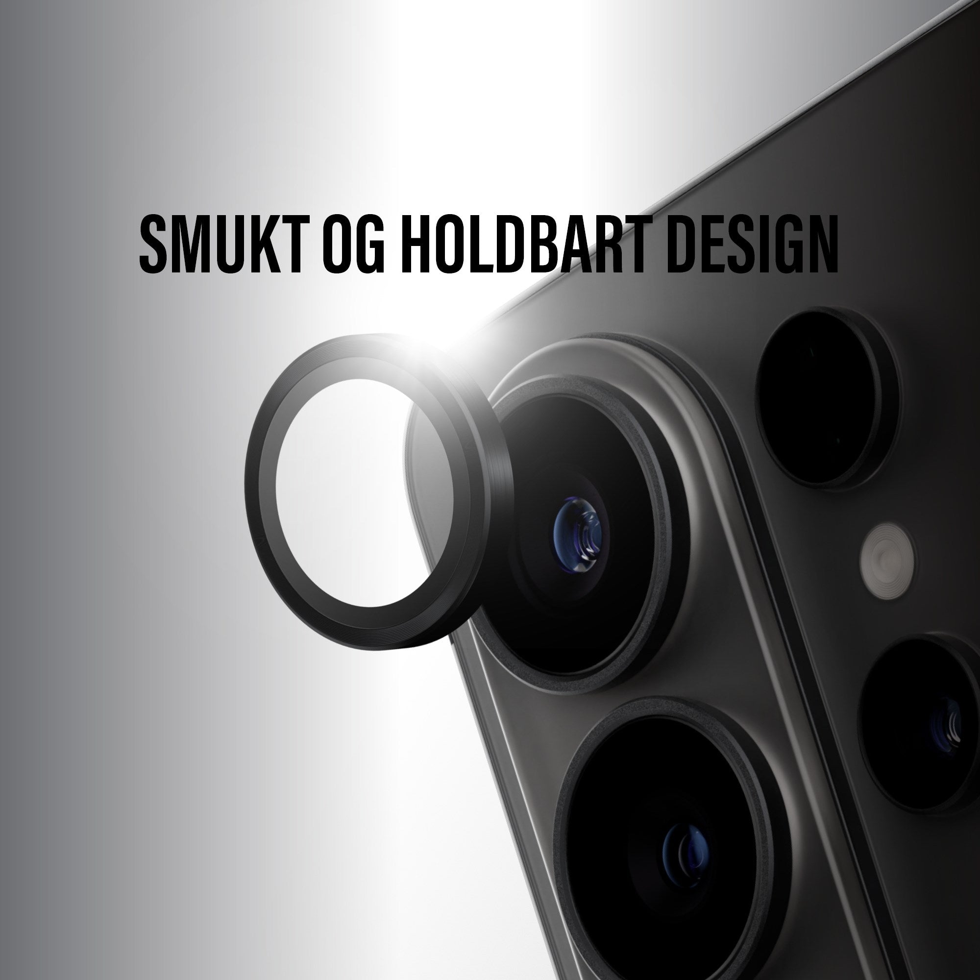 PanzerGlass® Hoops® Kameralinsebeskytter Sort Samsung Galaxy S26 Ultra